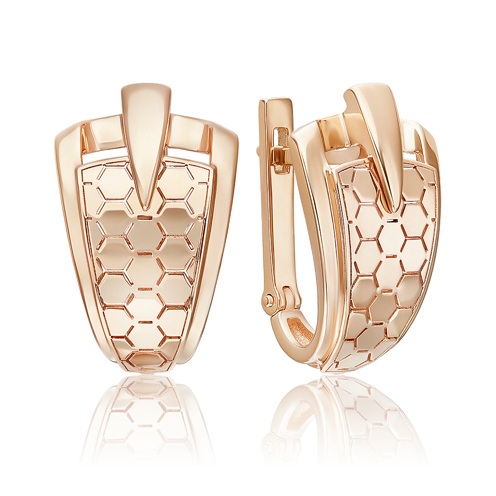 

Серьги из красного золота PLATINA jewelry 02-5263-00, 02-5263-00