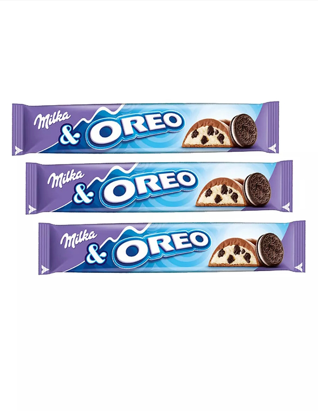 

Шоколадный батончик Milka Oreo, 3 шт по 37 г, Шоколадный батончик Milka Oreo, 3 шт. по 37 г