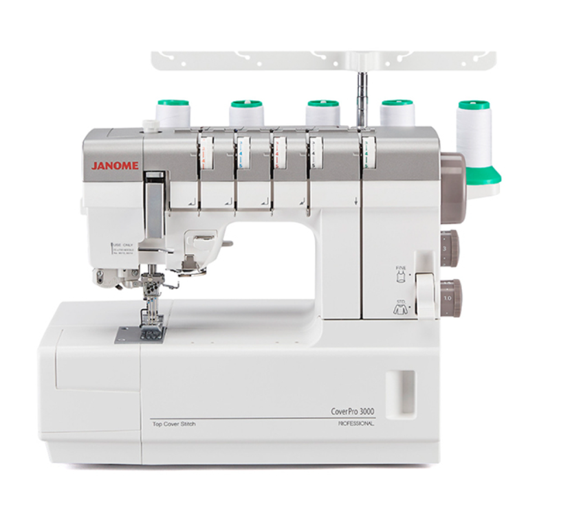 Распошивальная машина Janome Cover Pro 3000 Professional белый вышивальная машина janome memory craft 500e