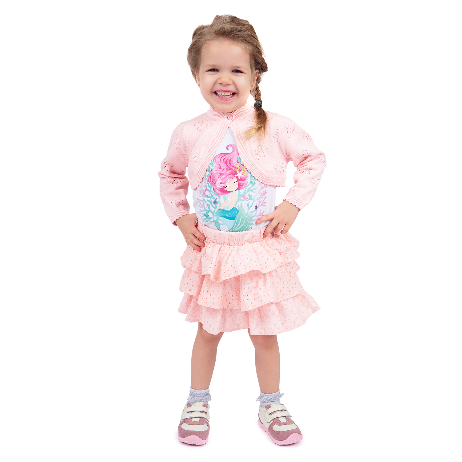 

Накидка Fresh Style, цвет: розовый р.98, SS20CH9