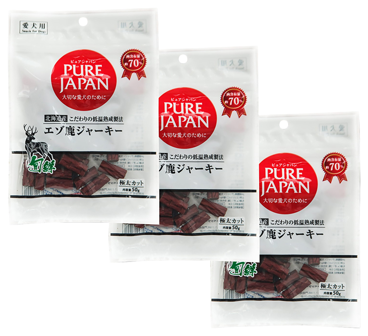

Лакомство для собак Japan Premium Pet Горная оленина, кусочки, 3 шт