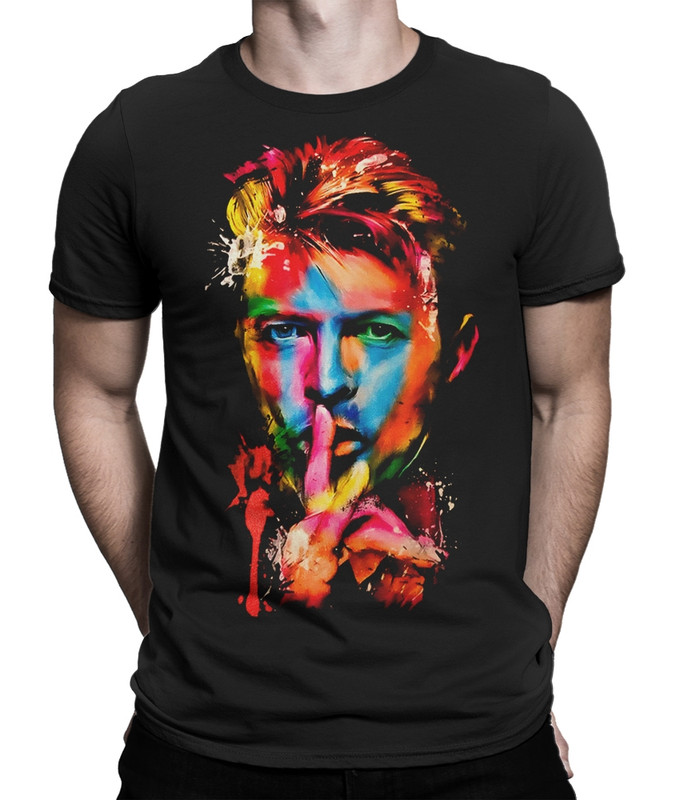 

Футболка мужская Dream Shirts Дэвид Боуи черная L, Черный, Дэвид Боуи