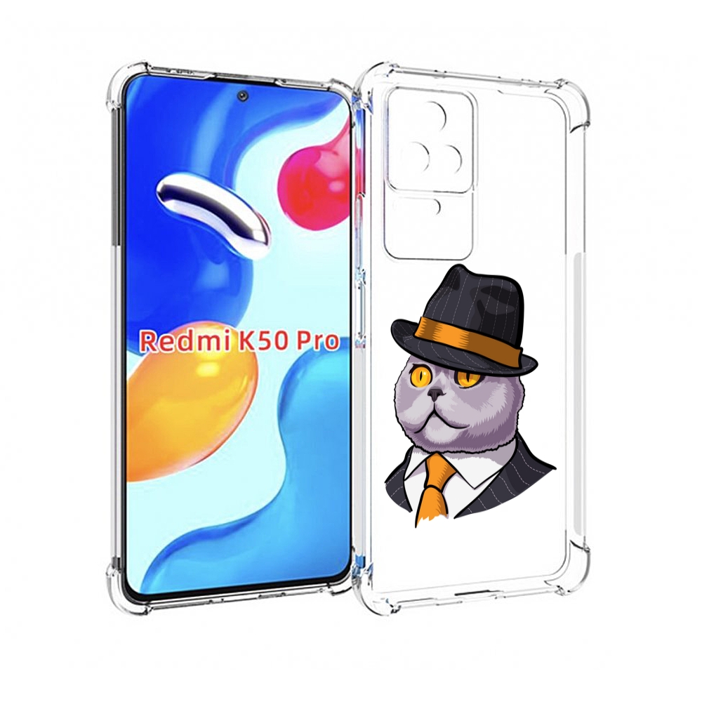 

Чехол MyPads британец для Xiaomi Redmi K50 / K50 Pro, Прозрачный, Tocco