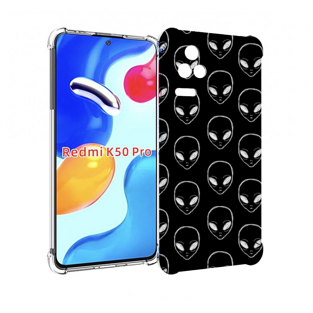 

Чехол MyPads мини-инопланетяне для Xiaomi Redmi K50/K50 Pro, Прозрачный, Tocco