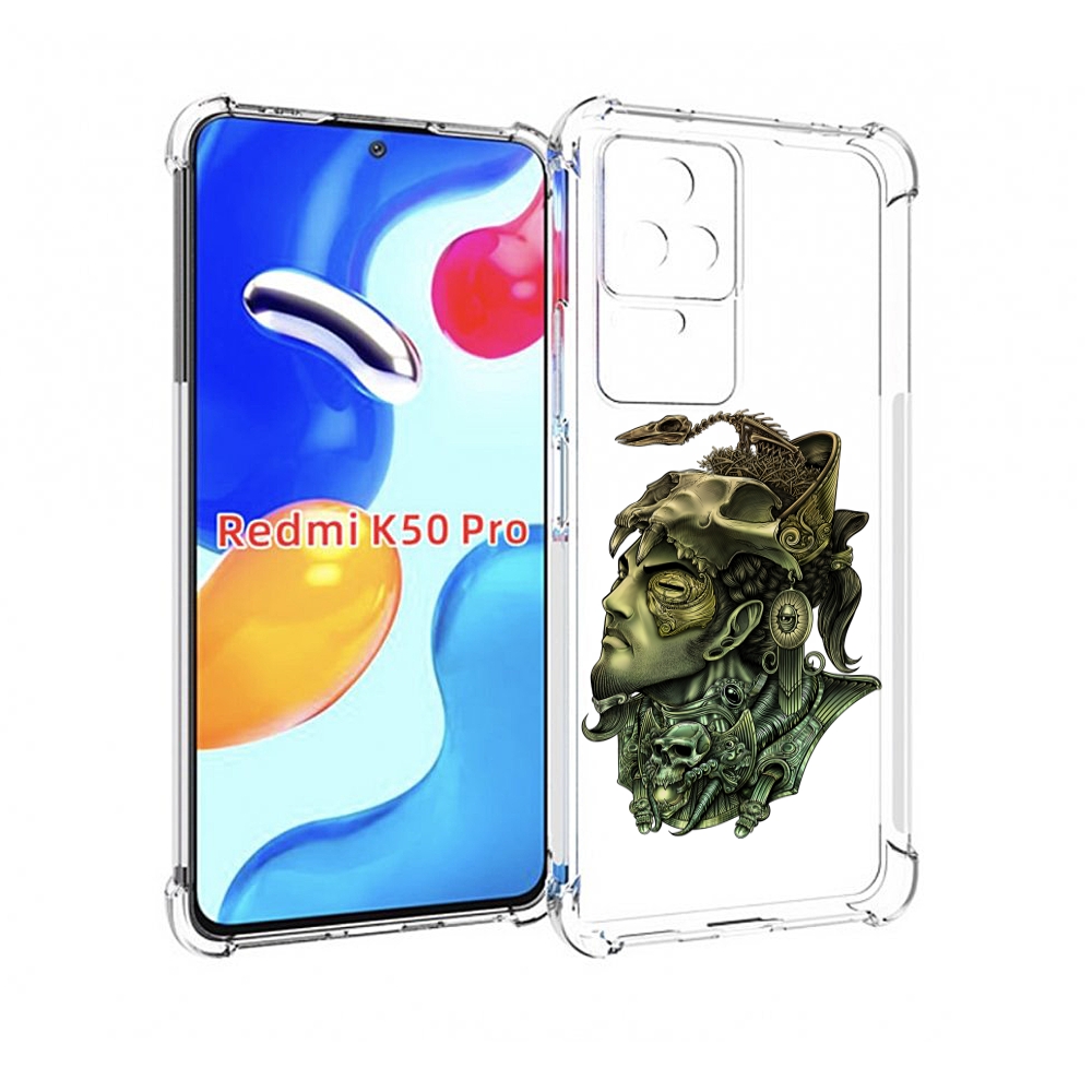 

Чехол MyPads бронзовый воин для Xiaomi Redmi K50 / K50 Pro, Прозрачный, Tocco