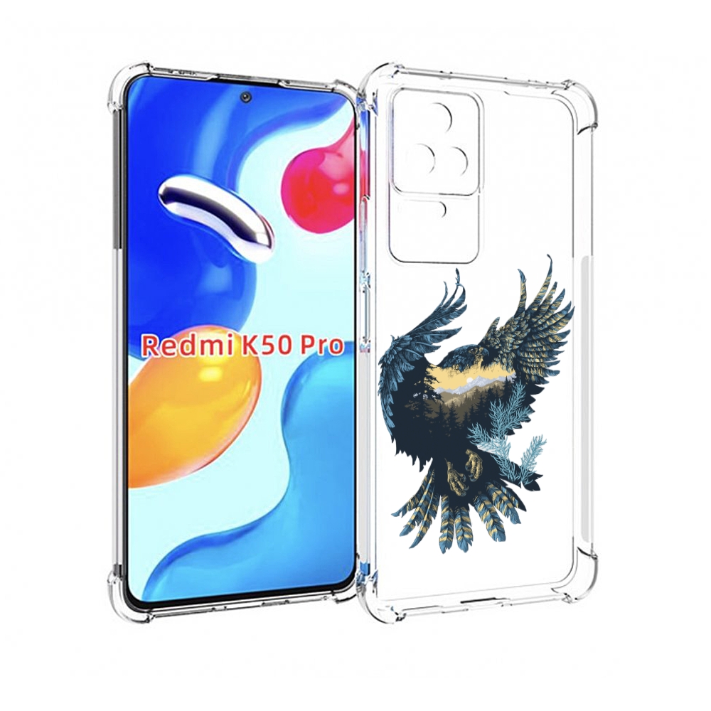 

Чехол MyPads мирок в соколе для Xiaomi Redmi K50/K50 Pro, Прозрачный, Tocco