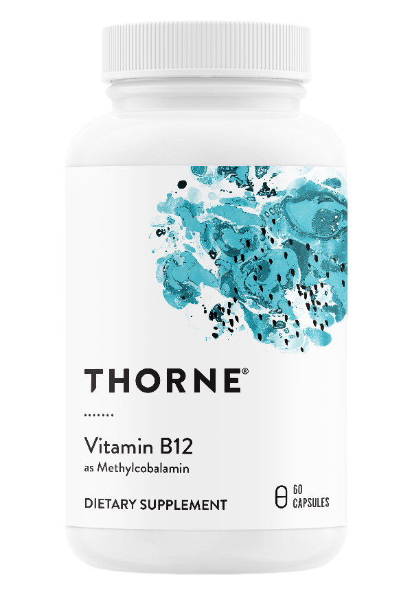 Витамин B12 Метилкобаламин, Vitamin B12 as Methylcobalamin, Thorne Research, 60 капсул