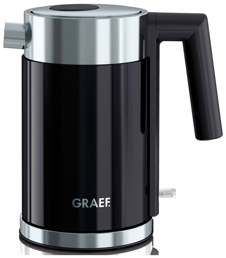 Чайник электрический Graef WK 402 schwarz 1 л черный мороженица graef im 700 schwarz