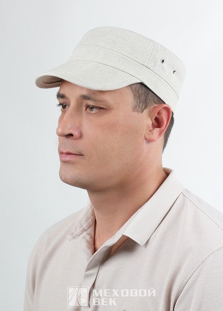 Кепка мужская Меховой Век 2833ЕГ серая, р.55