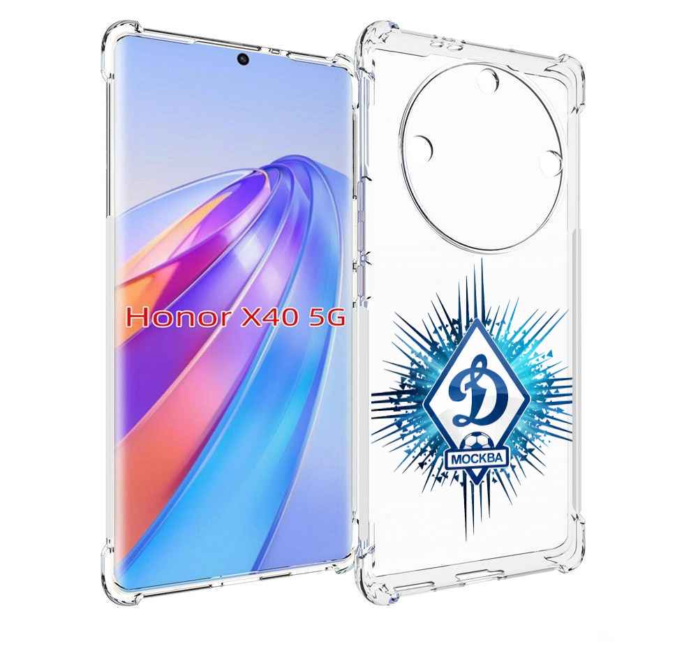 

Чехол MyPads фк динамо москва мужской для Honor X40, Прозрачный, Tocco