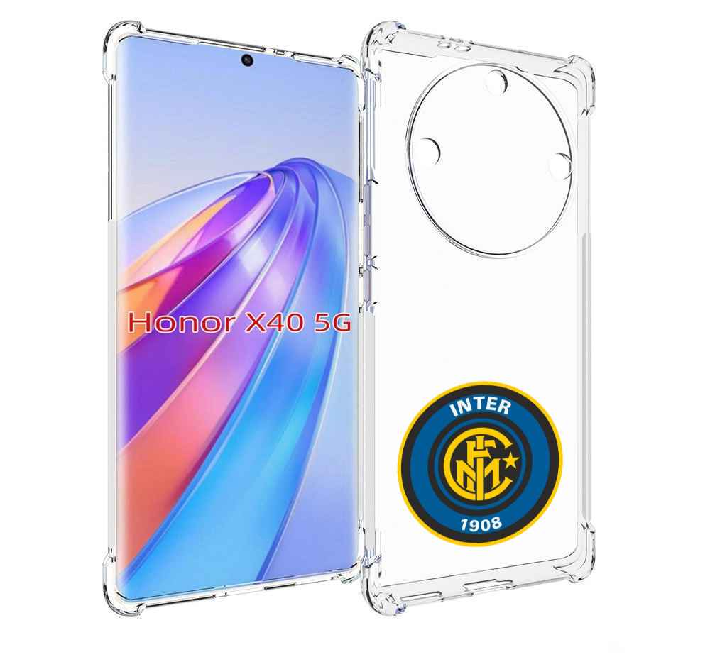 

Чехол MyPads фк интер мужской для Honor X40, Прозрачный, Tocco