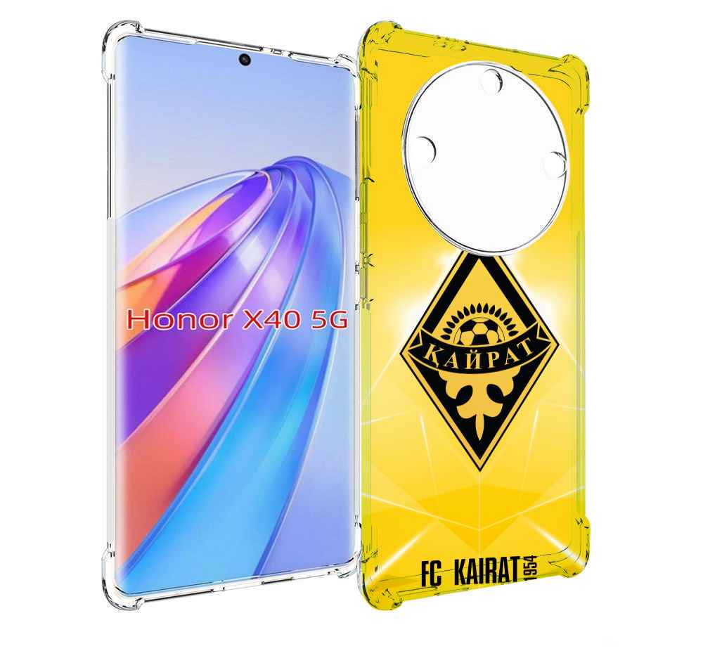 

Чехол MyPads фк каират алматы для Honor X40, Прозрачный, Tocco