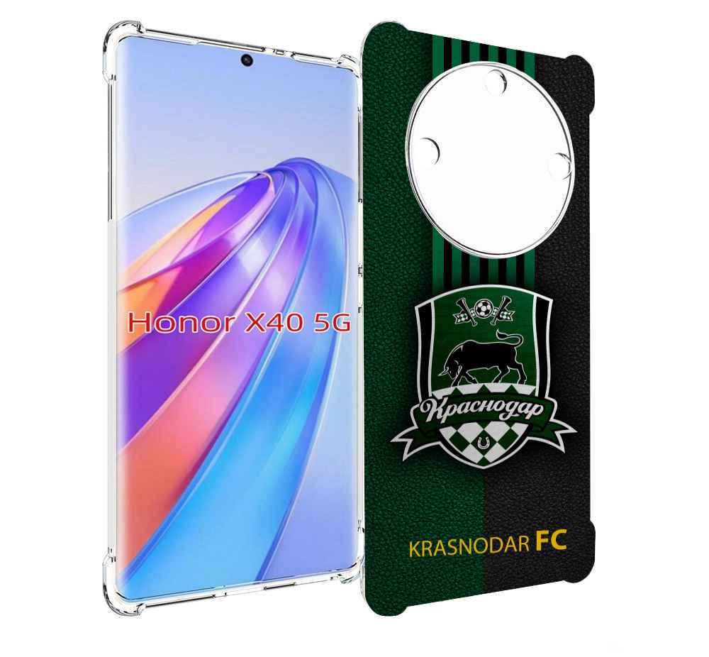 

Чехол MyPads фк краснодар мужской для Honor X40, Прозрачный, Tocco