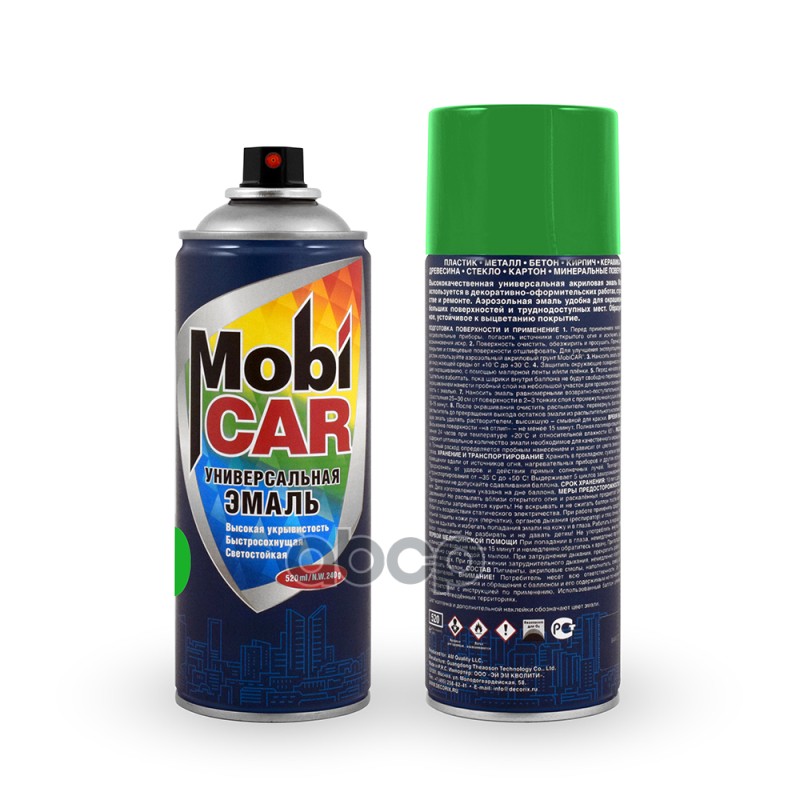 

Краска Аэрозольная Mobicar Ral6029 Зеленая 520 Мл Mobicar 0505-6029 Mc