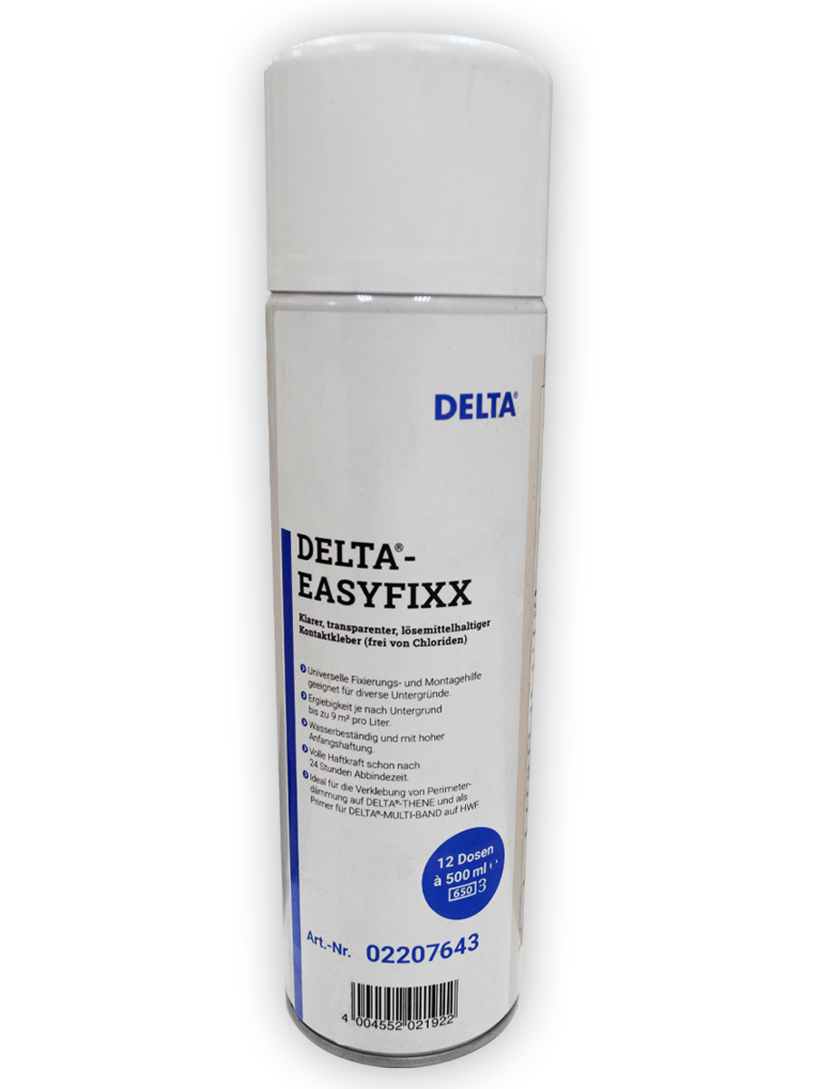 

Клей контактный грунтовочный универсальный аэрозольный DELTA EASYFIXX (500 мл) прозрачный, Easyfixx