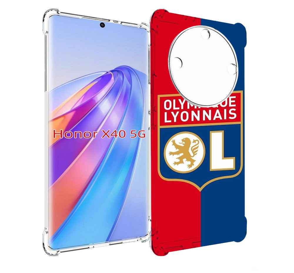 

Чехол MyPads фк лион эмблема для Honor X40, Прозрачный, Tocco
