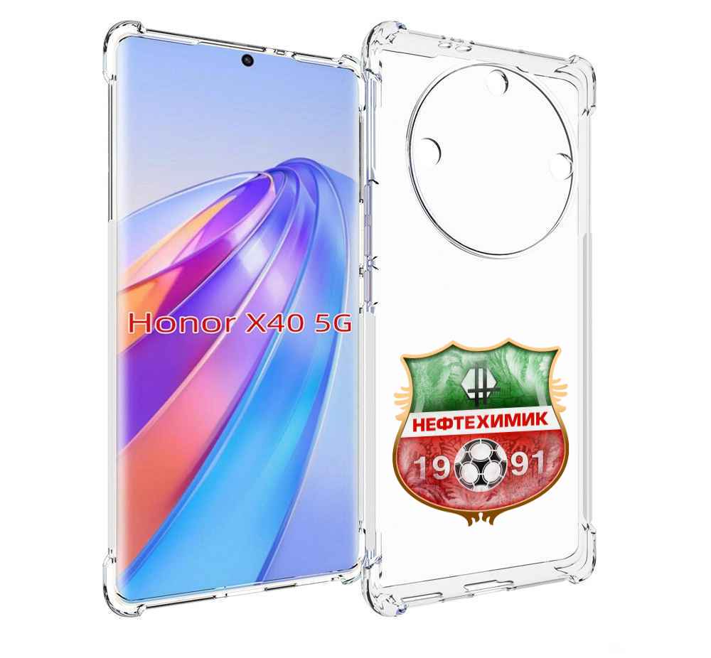

Чехол MyPads фк нефтехимик нижнекамск для Honor X40, Прозрачный, Tocco