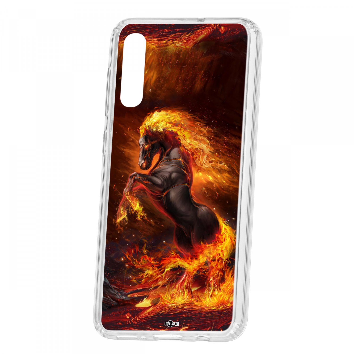 фото Чехол для samsung galaxy a50 2019 кruче print конь огонь