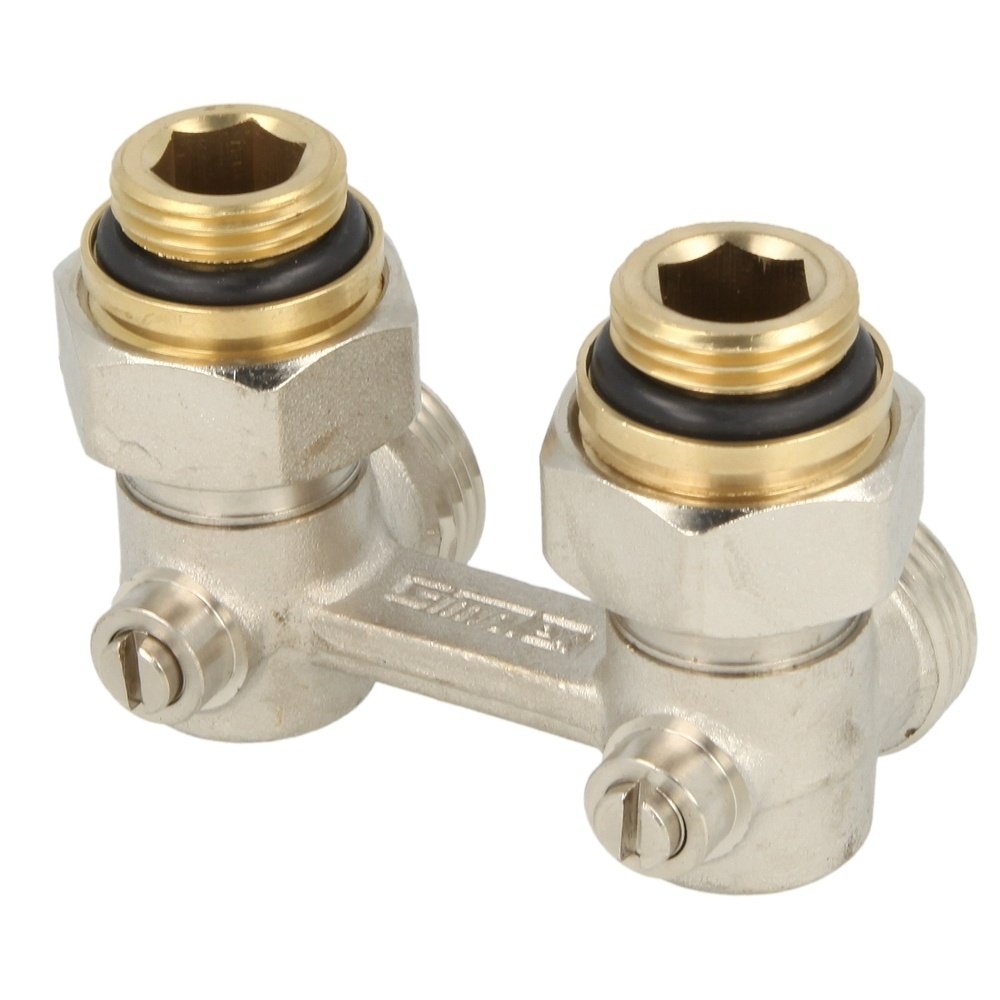 Узел Simplex SX10013 для радиаторов Zehnder и Purmo (серия Standard Line), 100 % угловой