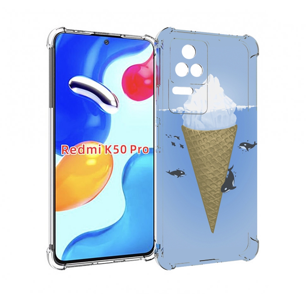 

Чехол MyPads мороженное-у-косаток для Xiaomi Redmi K50 / K50 Pro, Прозрачный, Tocco