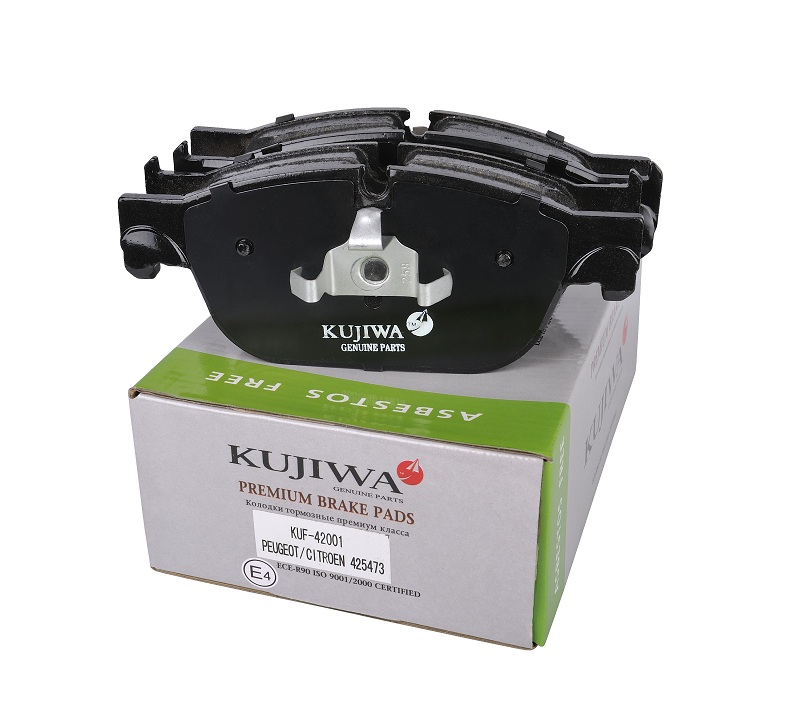 

Колодки тормозные передние с пластинами KUF42001 KUJIWA 425473 CITROEN/PEUGEOT