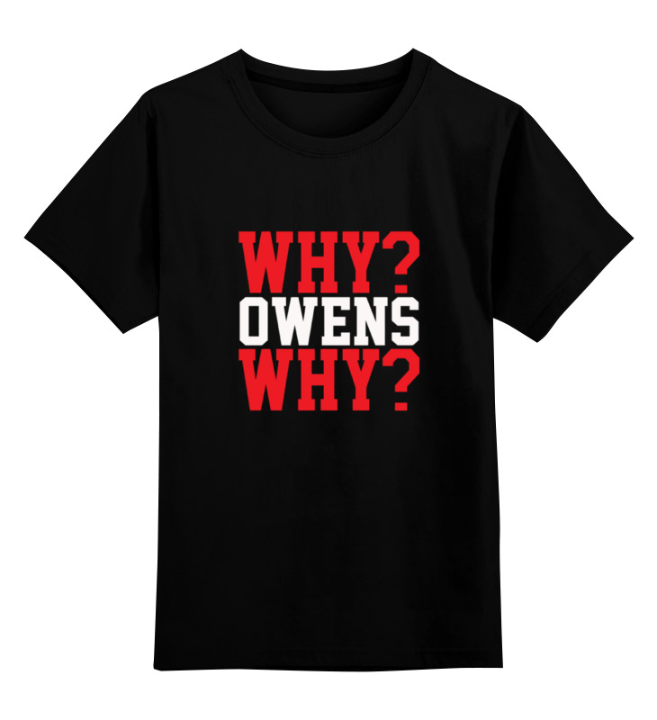 

Детская футболка классическая Printio Why owens why, р. 104, Черный, 0000000697284