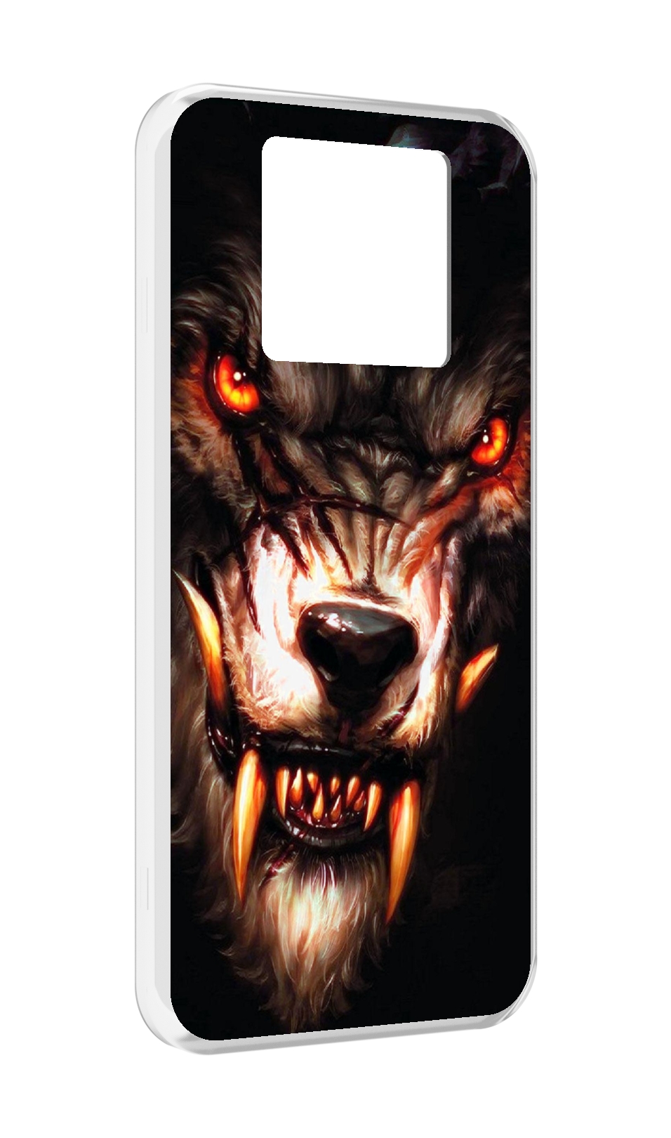 

Чехол MyPads злой голодный волк мужской для Black Shark 3 5G / Black Shark 3S, Прозрачный, Tocco