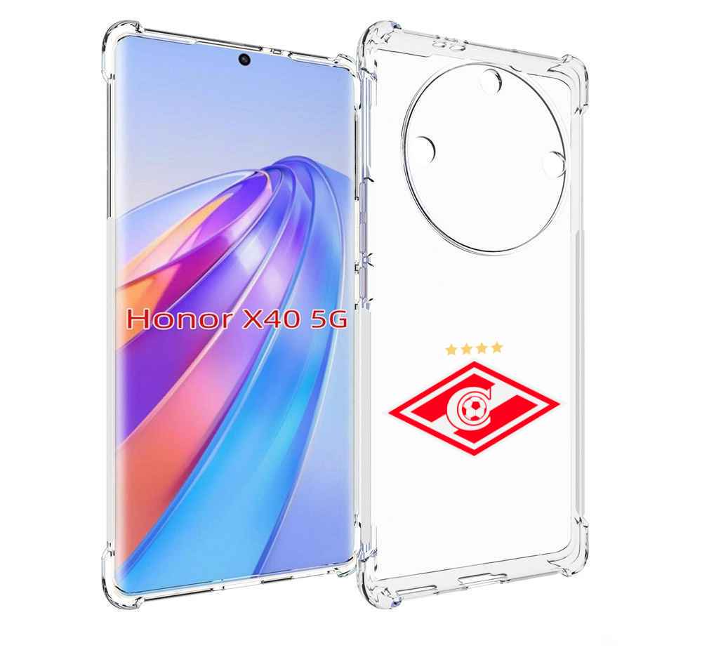 

Чехол MyPads фк спартак 1 для Honor X40, Прозрачный, Tocco