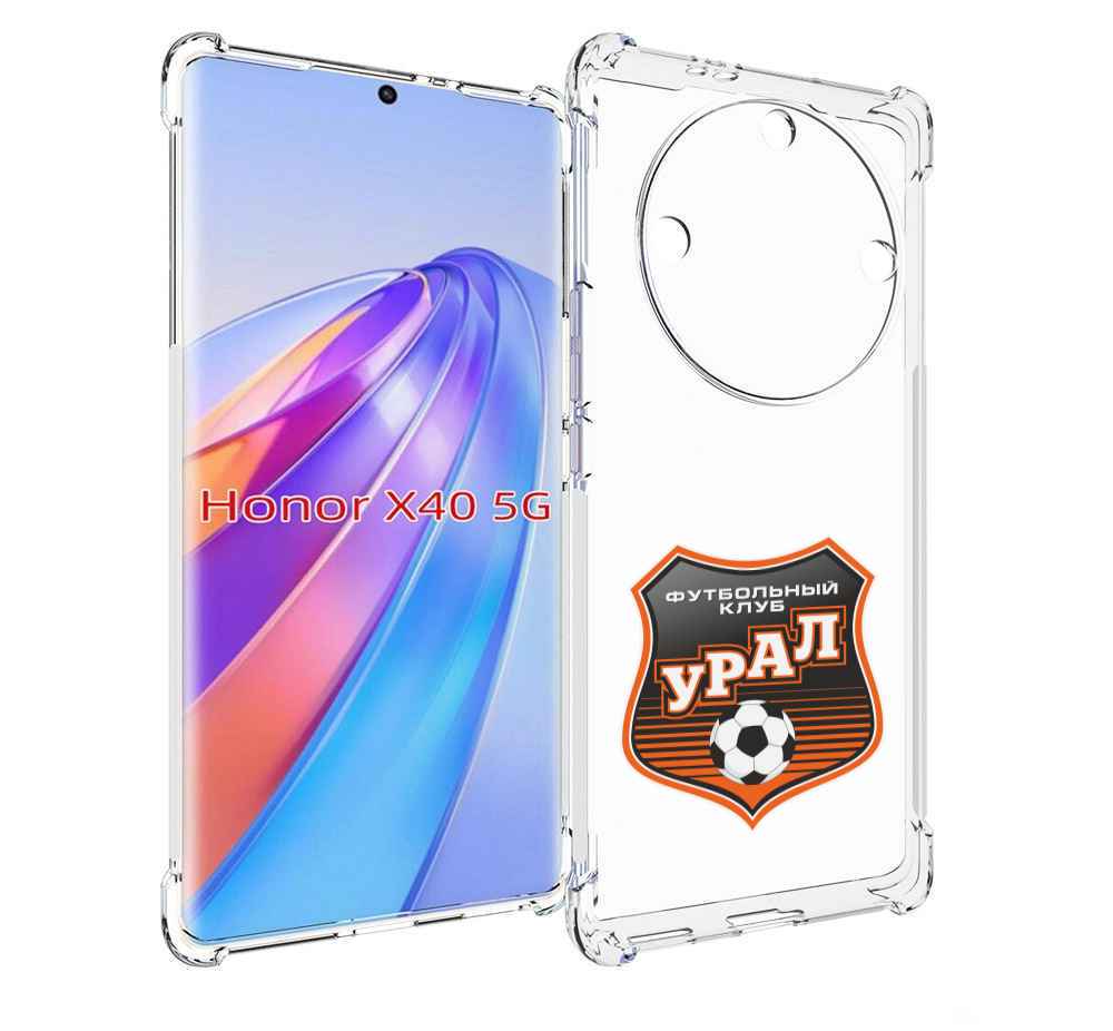 

Чехол MyPads фк урал мужской для Honor X40, Прозрачный, Tocco