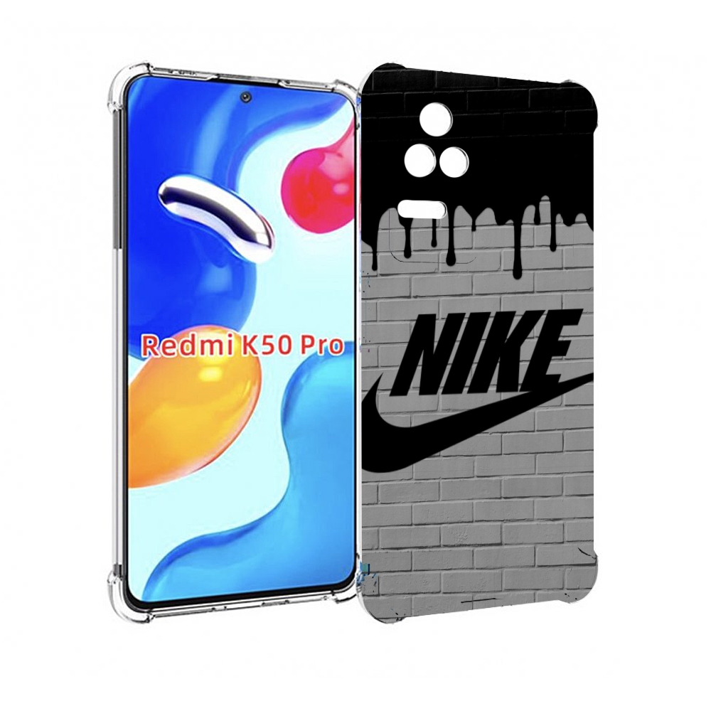 

Чехол MyPads найк в краске для Xiaomi Redmi K50 / K50 Pro, Прозрачный, Tocco