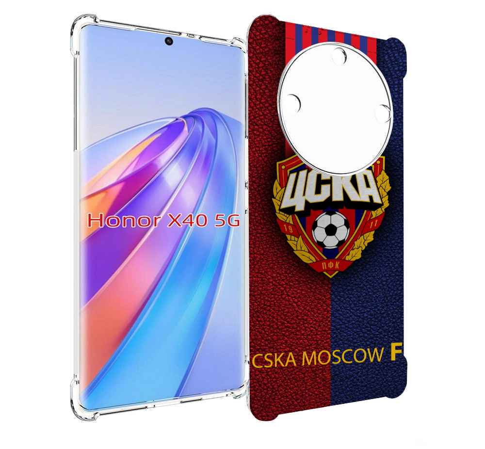 

Чехол MyPads фк цска для Honor X40, Прозрачный, Tocco