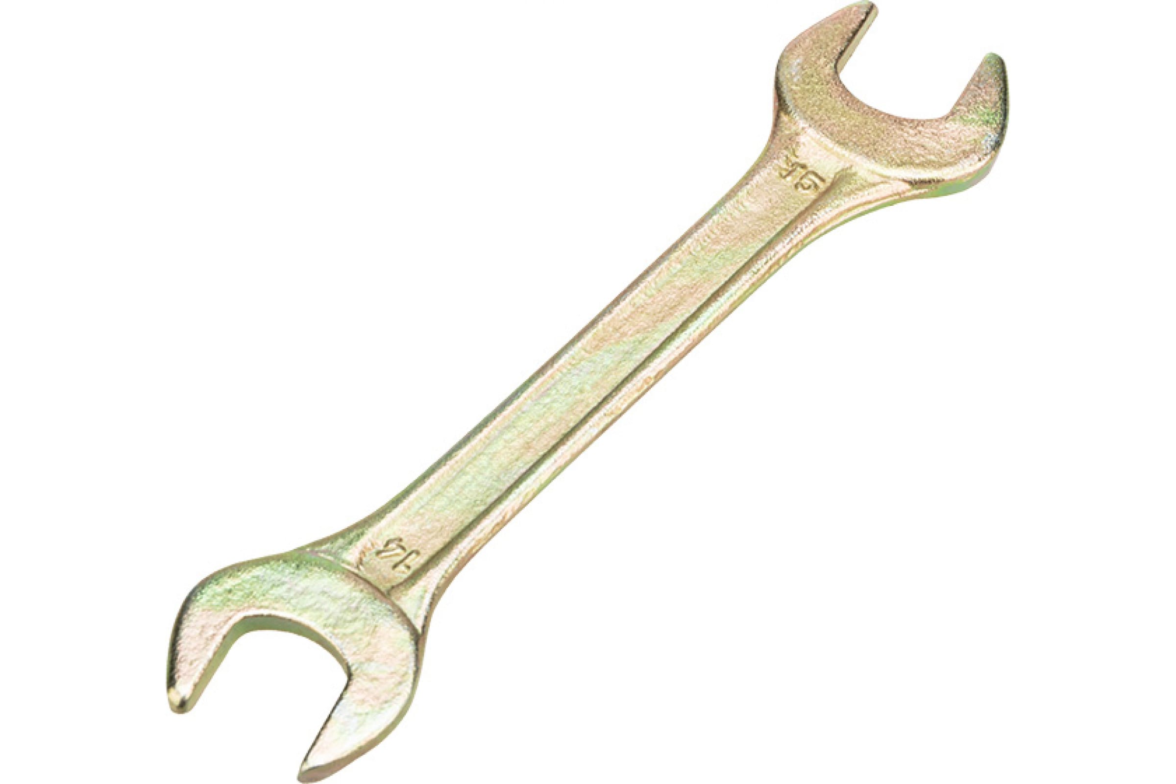 REXANT Ключ гаечный рожковый желтый цинк 14х15 мм 12-5825-2