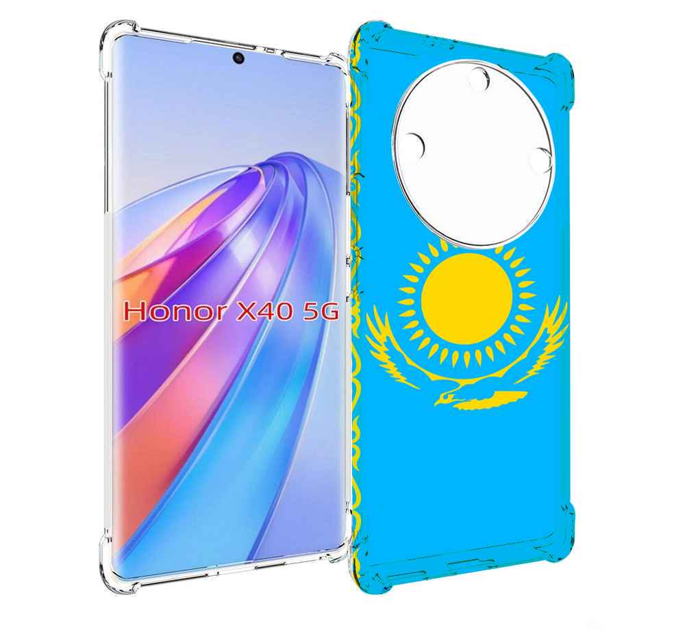 

Чехол MyPads флаг Казахстана-1 для Honor X40, Прозрачный, Tocco