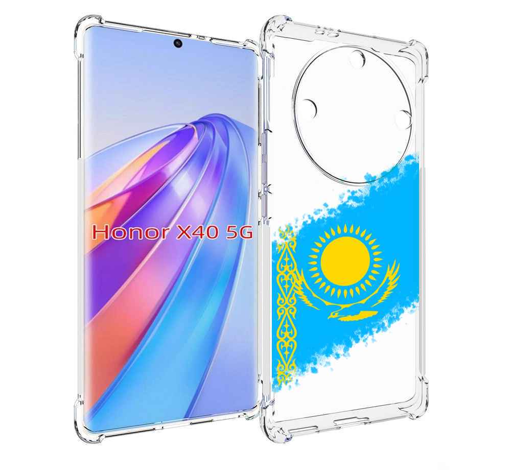 

Чехол MyPads флаг Казахстана для Honor X40, Прозрачный, Tocco