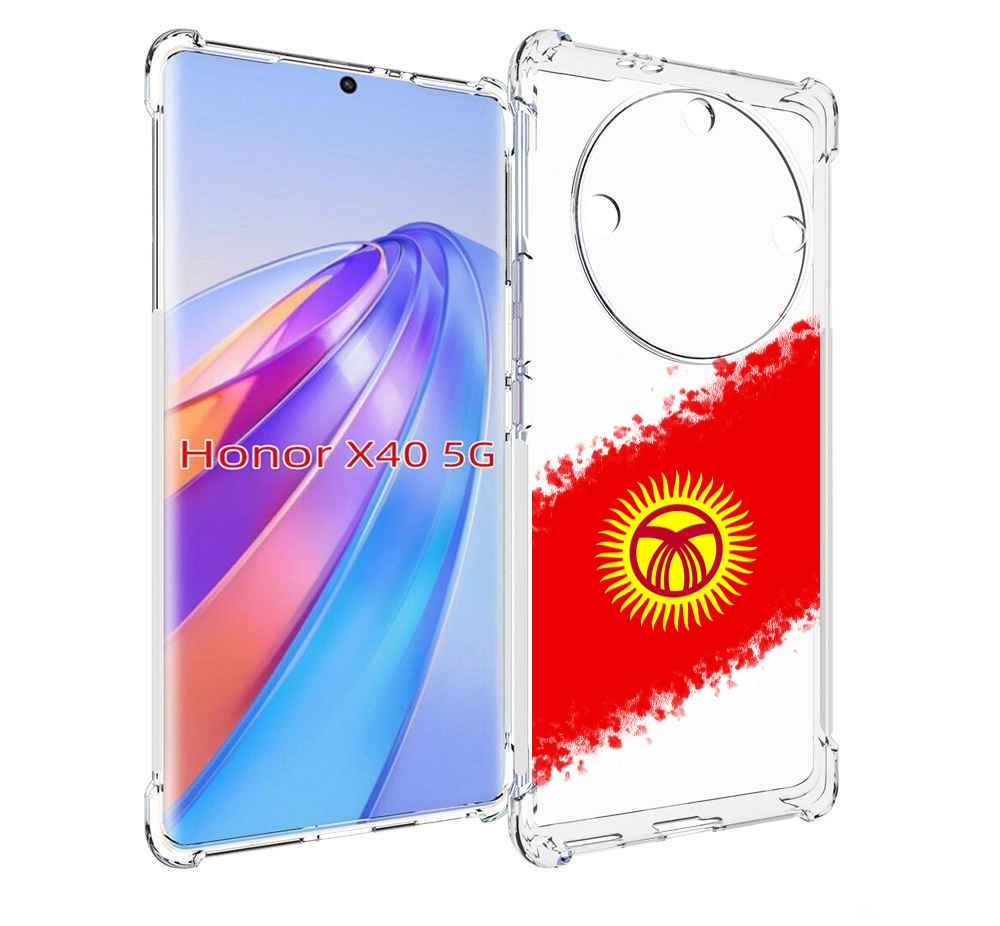 

Чехол MyPads флаг Киргизии для Honor X40, Прозрачный, Tocco