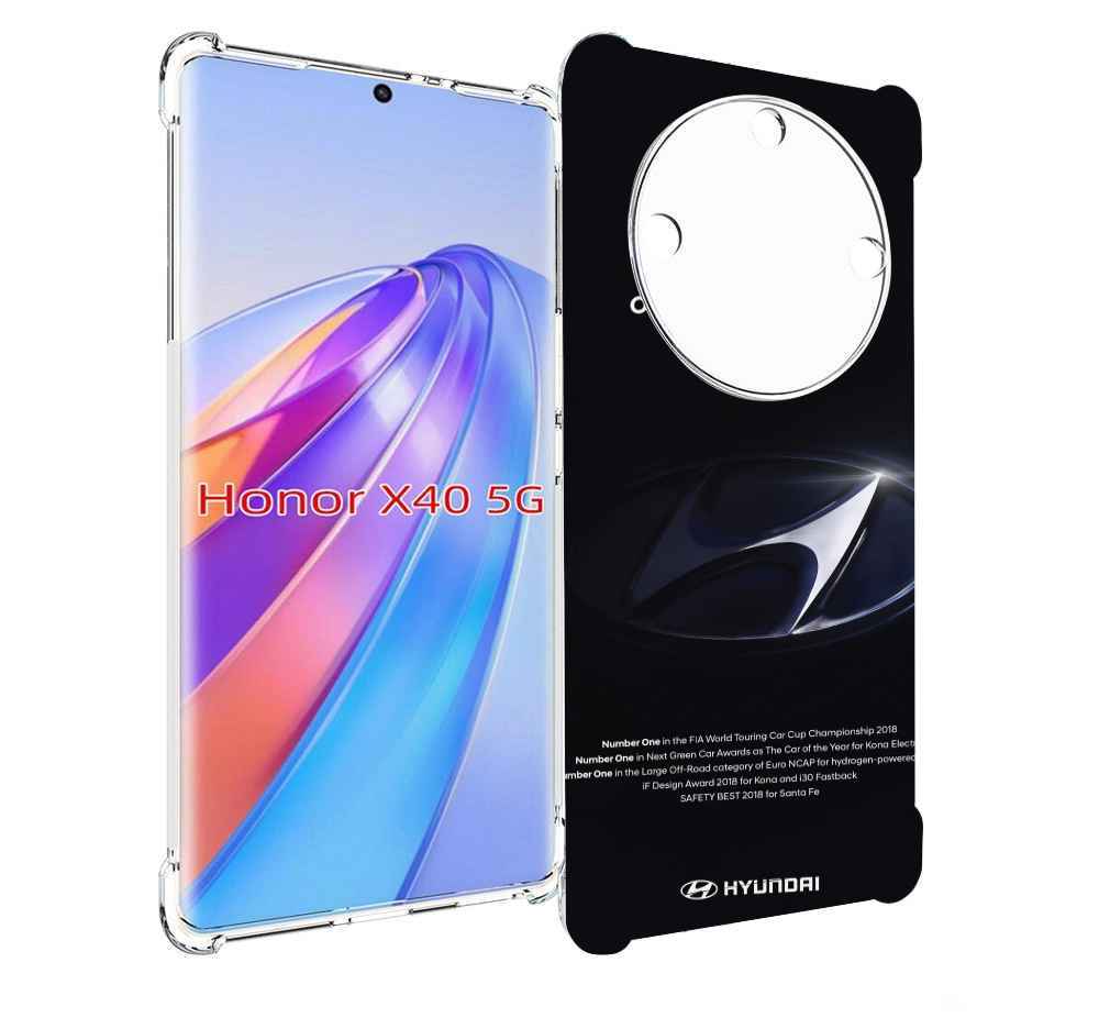 

Чехол MyPads hyundai 3 для Honor X40, Прозрачный, Tocco