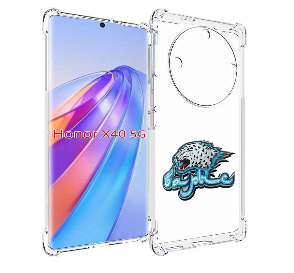 

Чехол MyPads хк барыс нур-султан копия для Honor X40, Прозрачный, Tocco