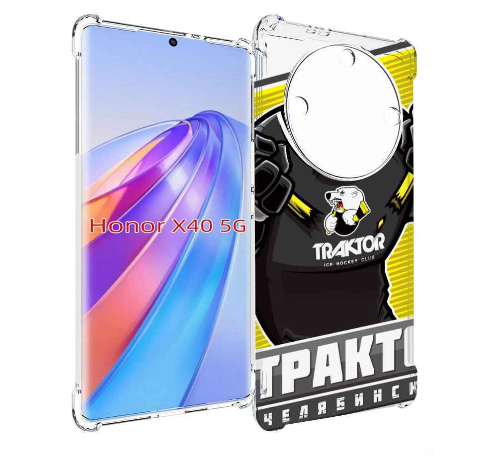 

Чехол MyPads хк трактор челябинск для Honor X40, Прозрачный, Tocco