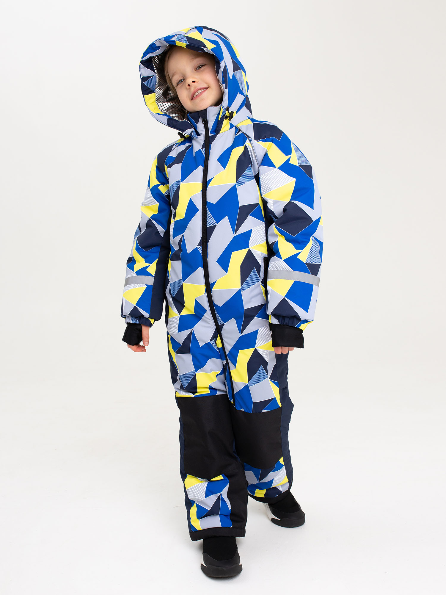 фото Комбинезон детский batik нетс 469-22з-01 цв.мультиколор/синий р.116