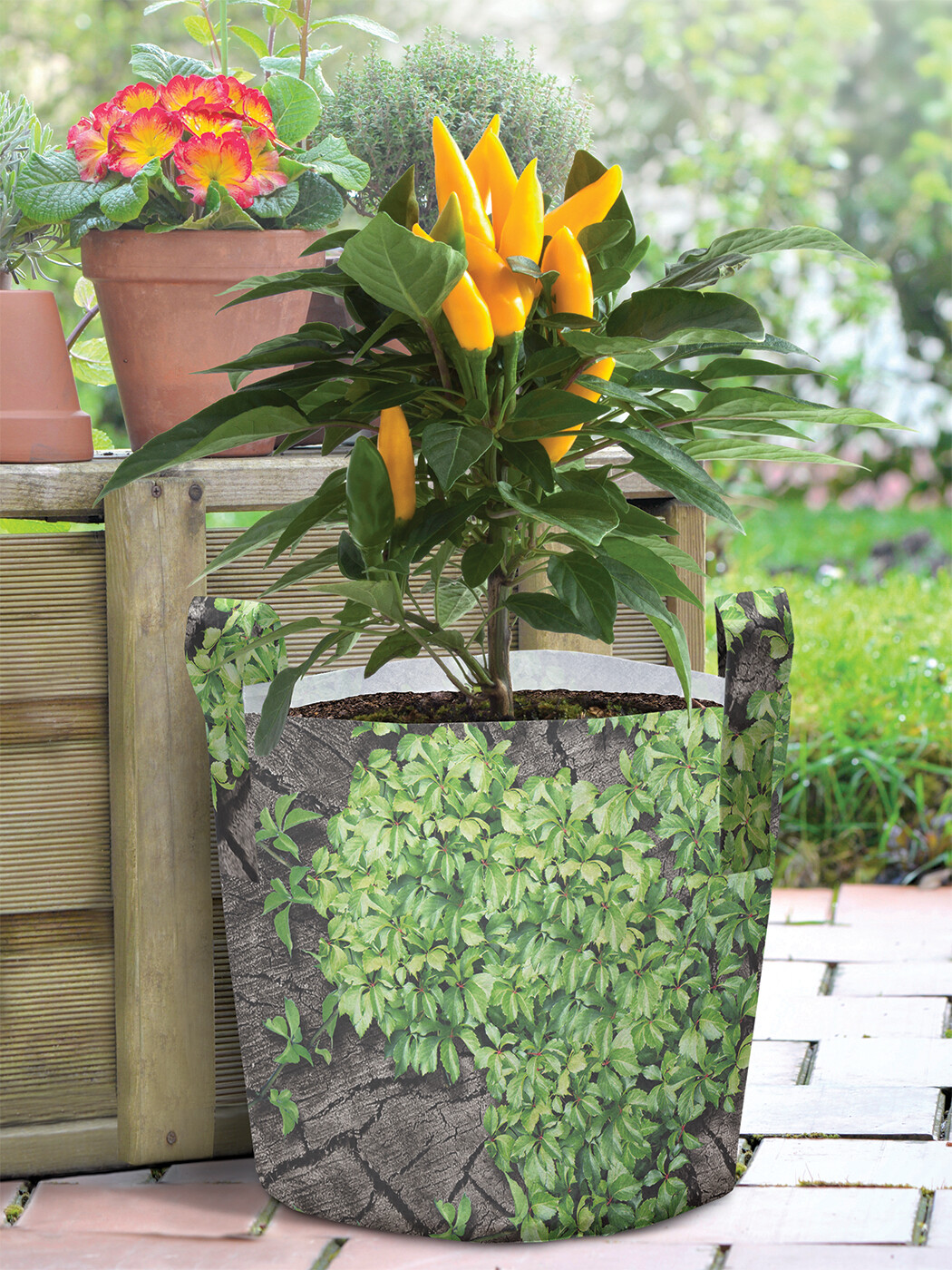 

Большая текстильная корзина JoyArty Проросший пень 27 л, Зеленый, Проросший пень