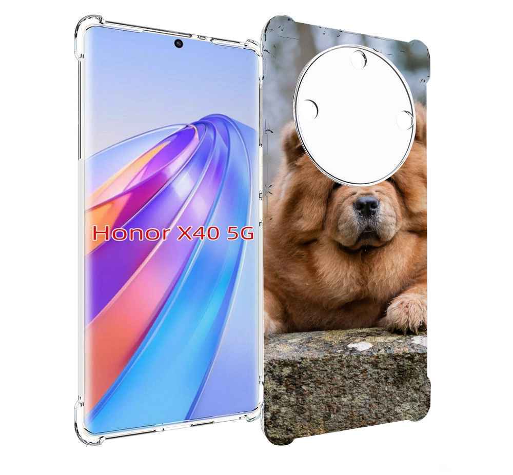 

Чехол MyPads чау чау для Honor X40, Прозрачный, Tocco
