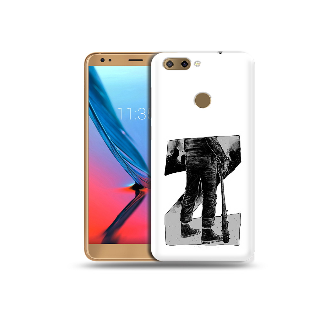 

Чехол MyPads Tocco для ZTE Blade V9 воин черно белый (PT106427.464.265), Tocco