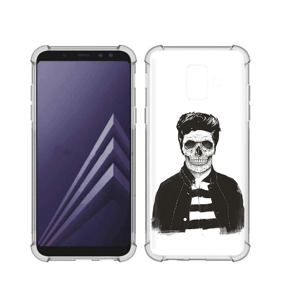 

Чехол MyPads Tocco для Samsung Galaxy A6 (2018) скелет (PT111558.582.604), Прозрачный, Tocco