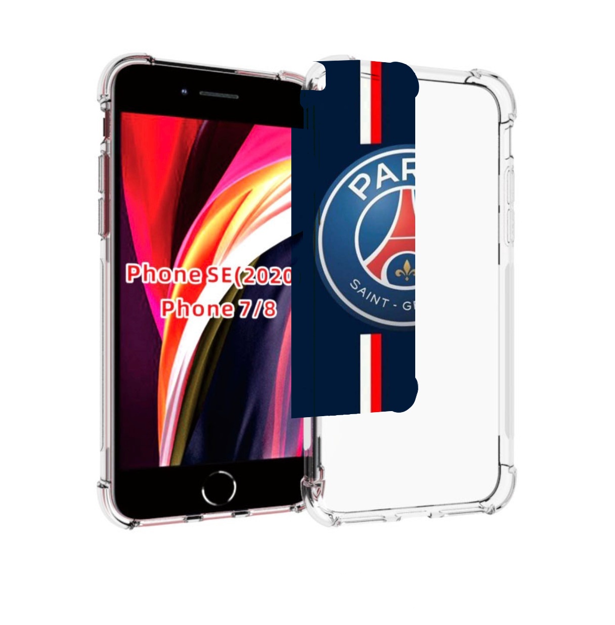 

Чехол MyPads фк псж для iPhone 7 4.7 / iPhone 8 / iPhone SE 2 (2020), Прозрачный, Tocco