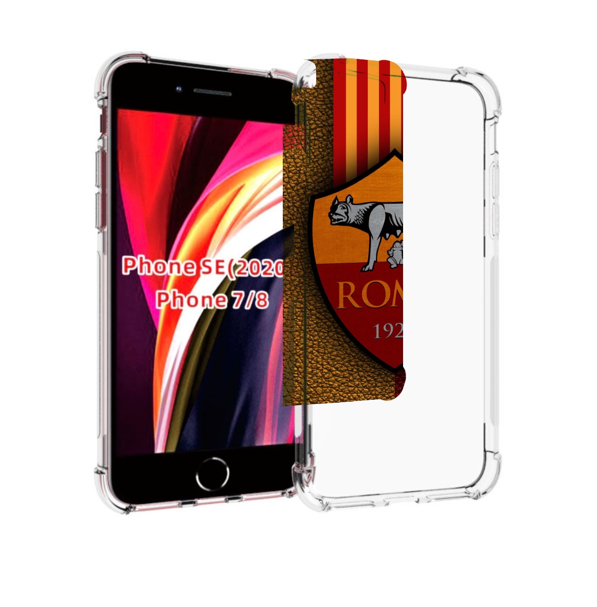 

Чехол MyPads фк рома для iPhone 7 4.7 / iPhone 8 / iPhone SE 2 (2020), Прозрачный, Tocco