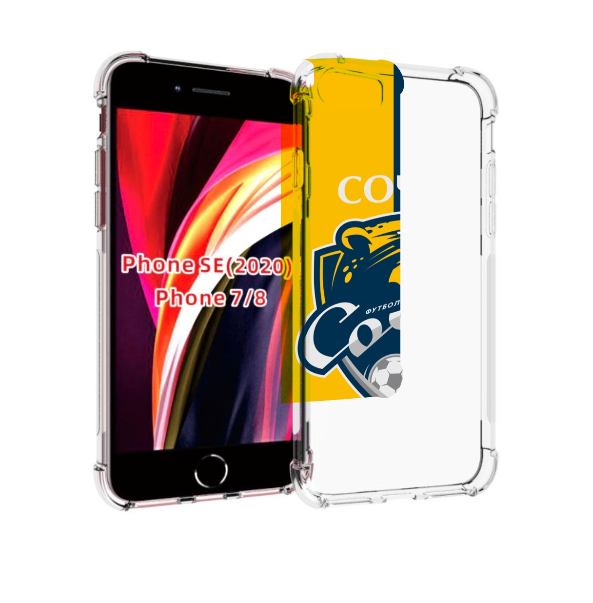 

Чехол MyPads фк сочи для iPhone 7 4.7 / iPhone 8 / iPhone SE 2 (2020), Прозрачный, Tocco