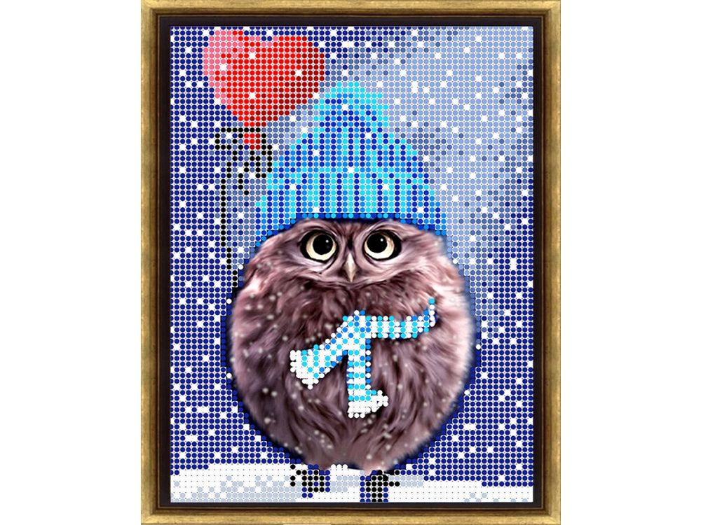 

Рисунок на ткани «Совёнок»