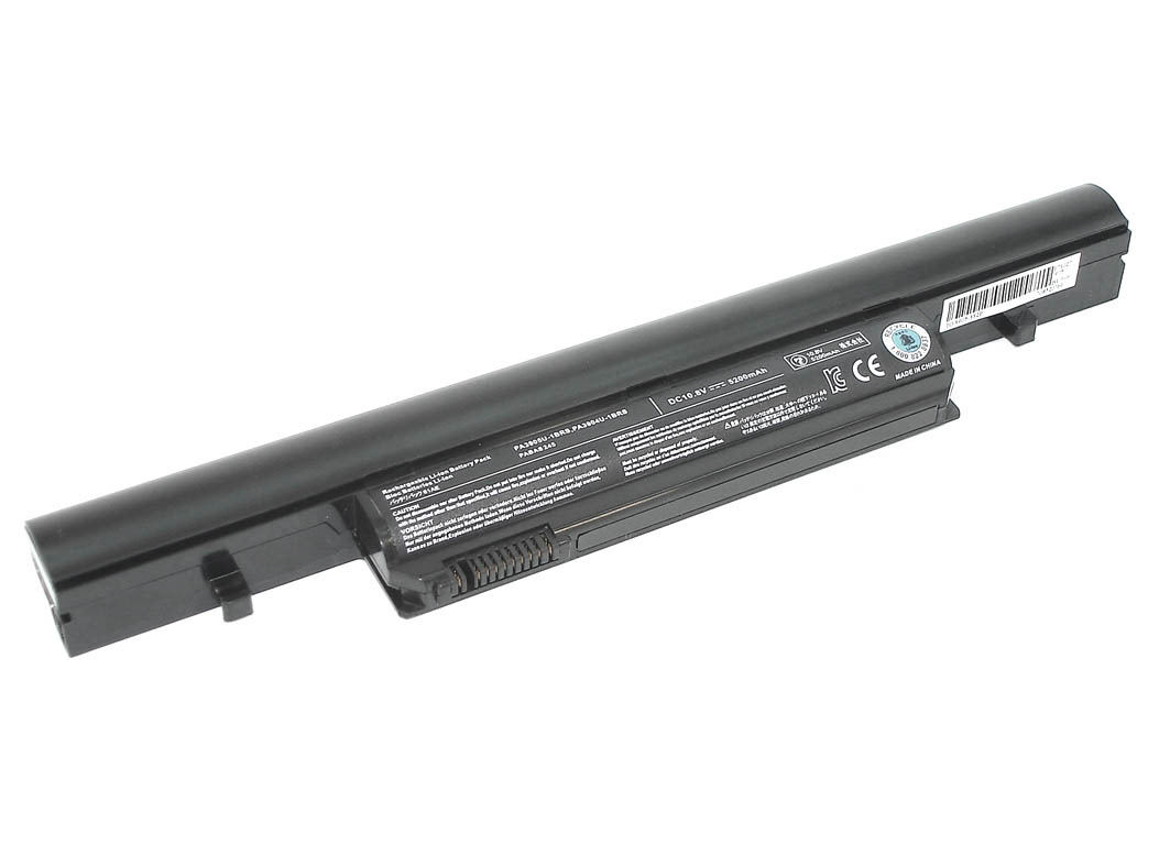 Аккумуляторная батарея OEM для ноутбука Toshiba R850 (PA3904U-1BRS) 5200 mAh