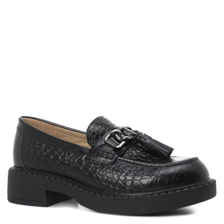 

Лоферы женские Tendance 12568-2 черные 38 EU, Черный, 12568-2