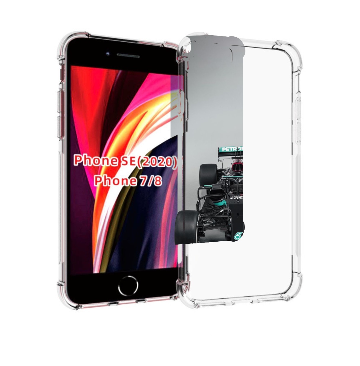 

Чехол MyPads формула 1 мерседес для iPhone 7 4.7 / iPhone 8 / iPhone SE 2 (2020), Прозрачный, Tocco